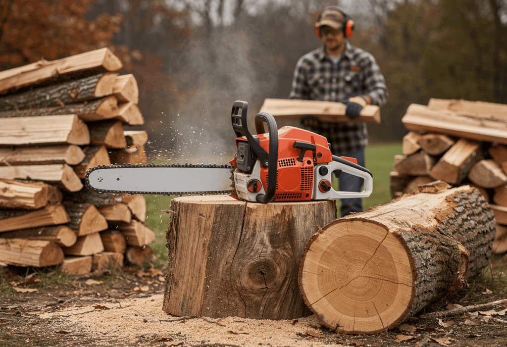 Ce qui compte pour choisir sa tronçonneuse à bois de chauffage