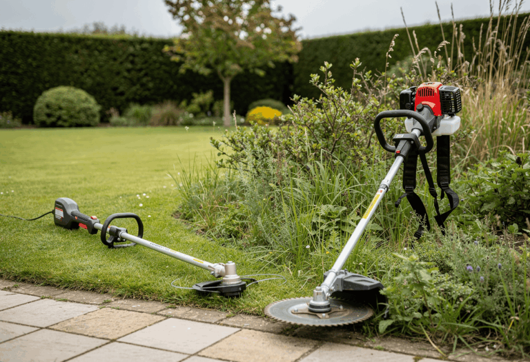 la différence entre un coupe-bordure et une débroussailleuse