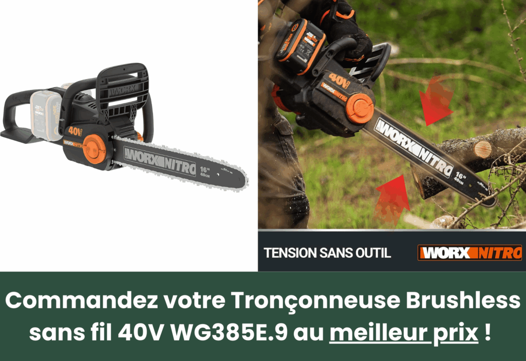 meilleure tronçonneuse pour bois de chauffage worx