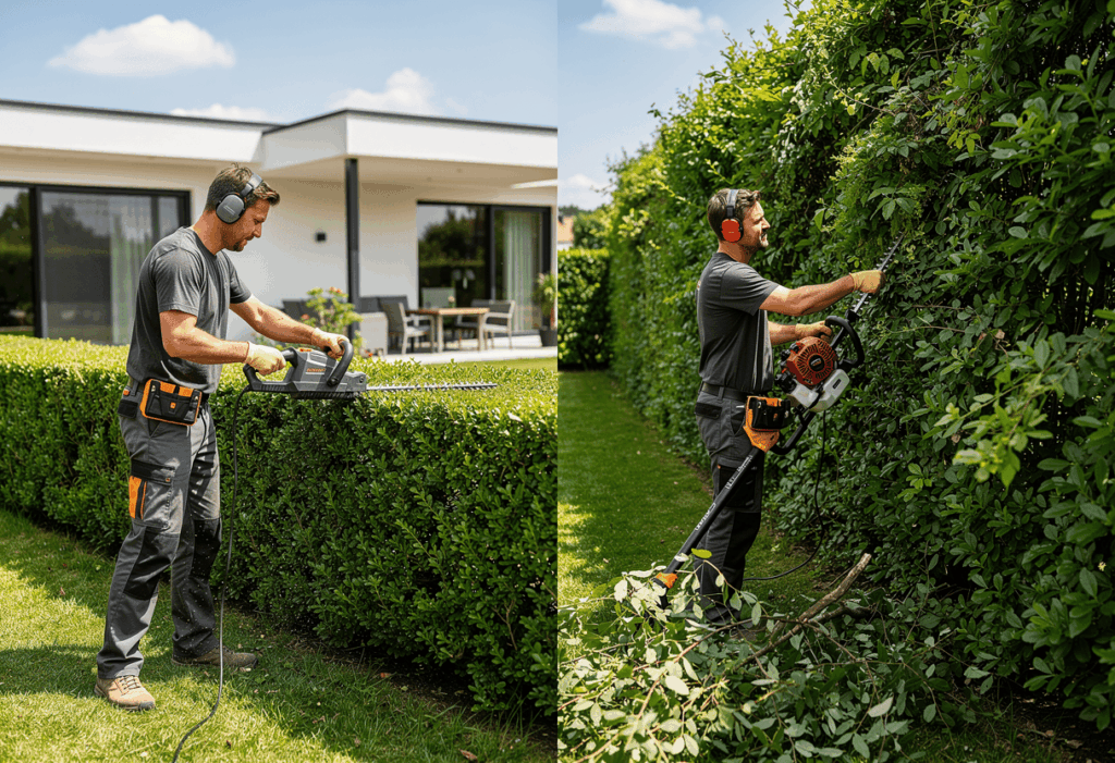 Lequel choisir selon votre situation entre le Taille-haie thermique ou électrique