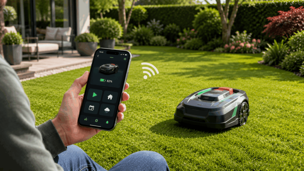 Pilotage du robot depuis l’application