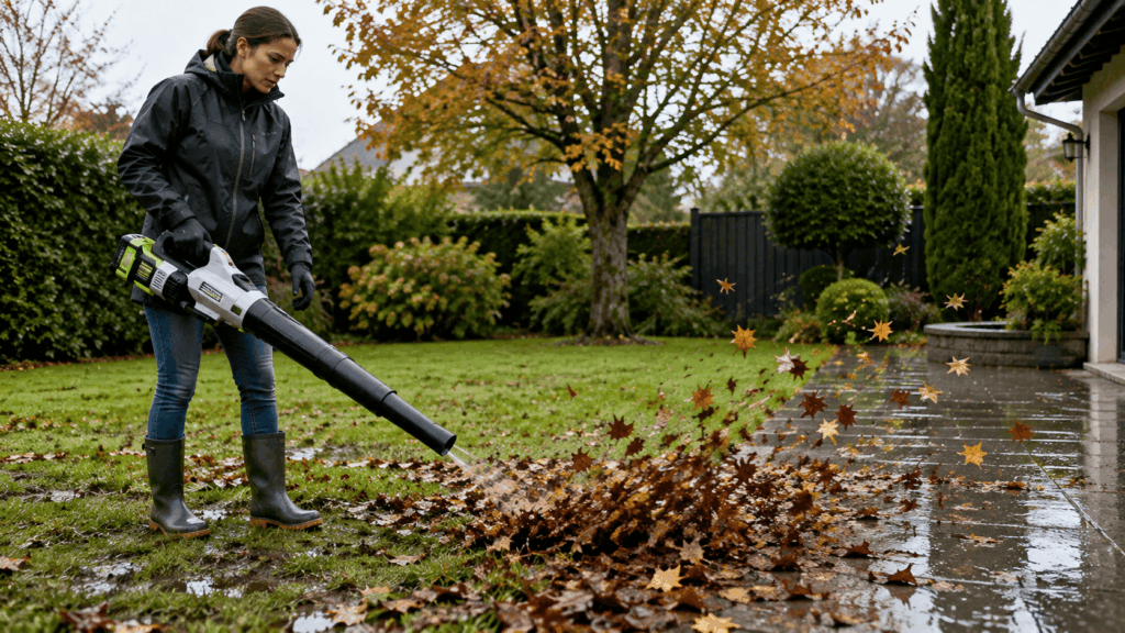 Puissance face aux feuilles mouillées