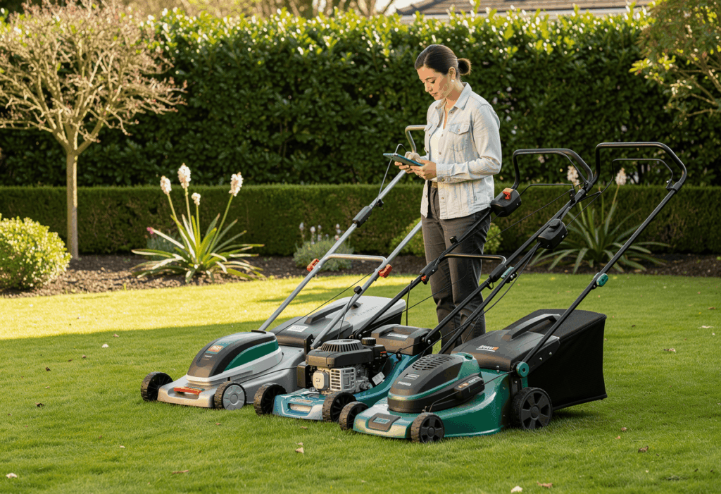 Les principaux types de tondeuses à gazon