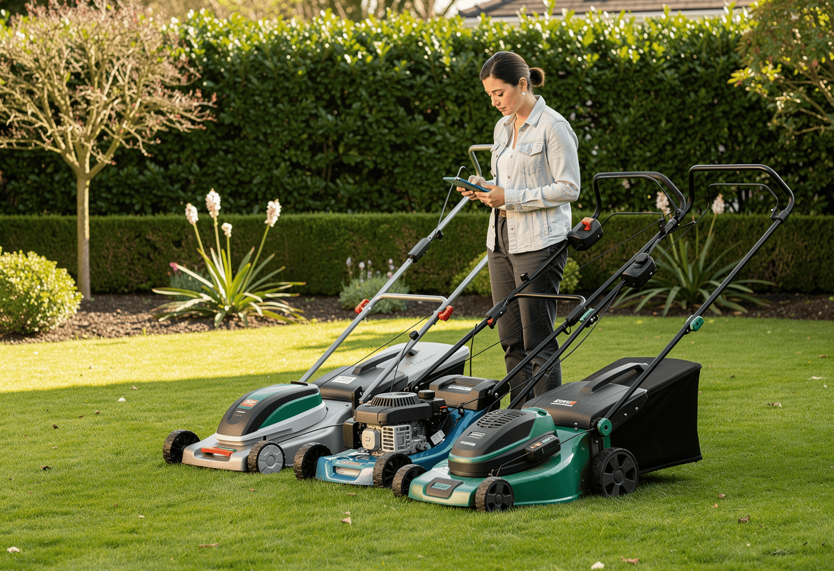Les principaux types de tondeuses à gazon
