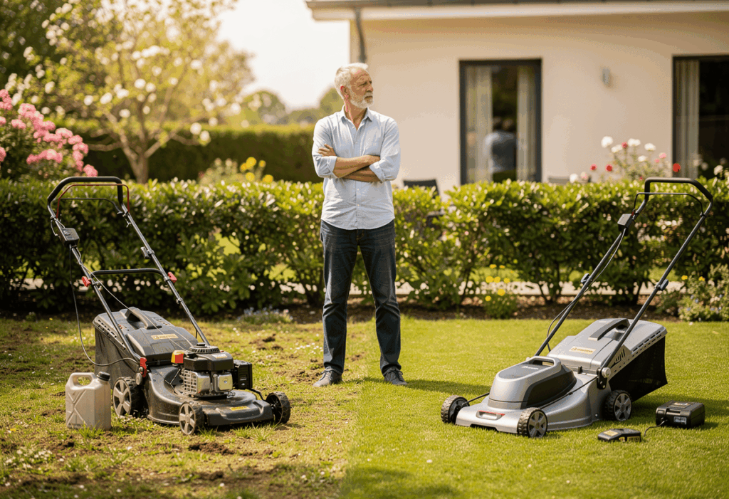 Tondeuse batterie ou thermique les différences essentielles