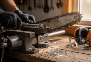 Comment savoir qu'il faut affûter une chaîne de tronçonneuse