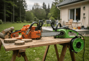 Comparaison tronçonneuse thermique ou électrique