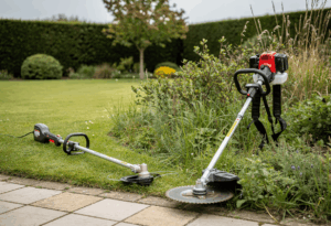 la différence entre un coupe-bordure et une débroussailleuse