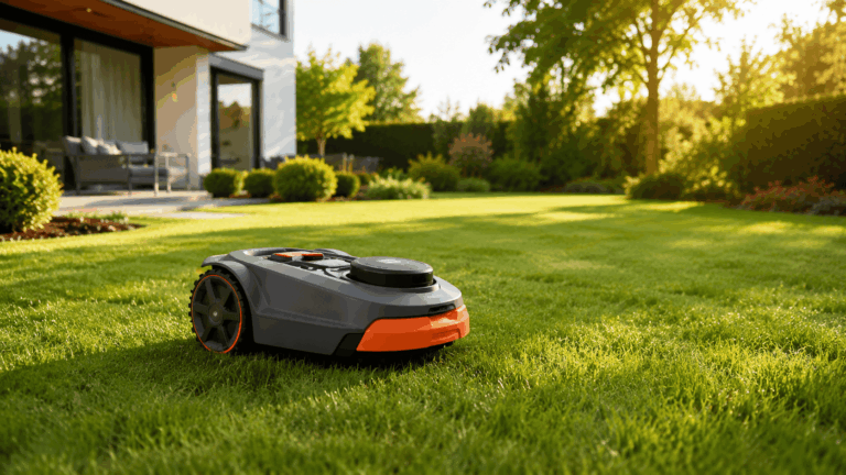 Le robot tondeuse segway navimow H3000e en situation