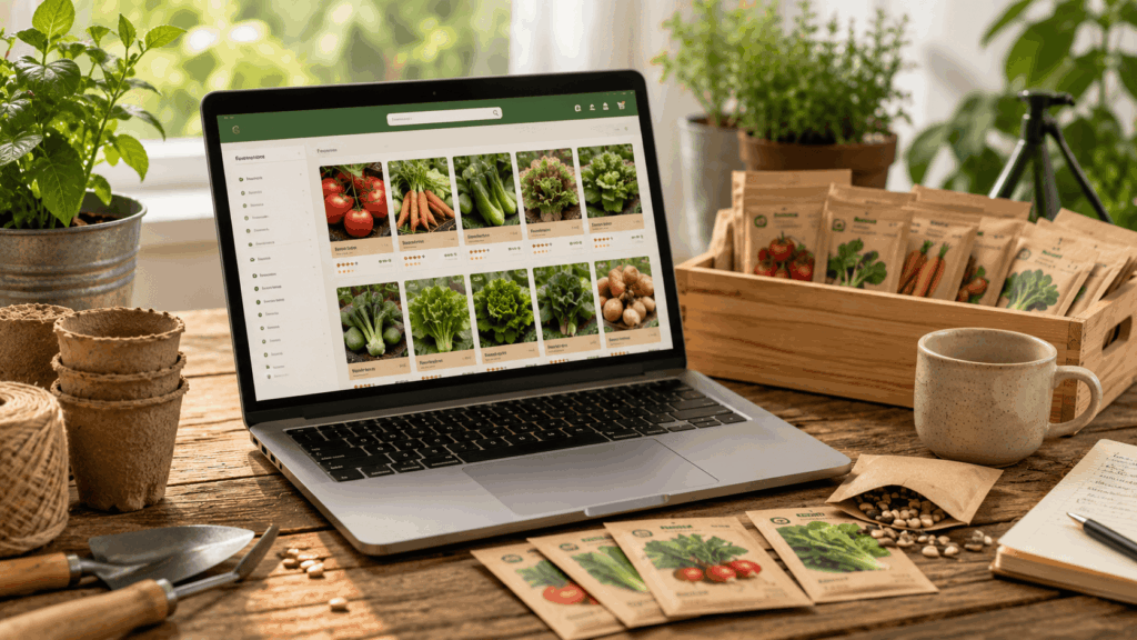 Achat de graines potagères en ligne