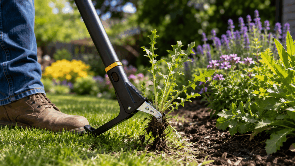 Comment fonctionne le désherbeur Fiskars
