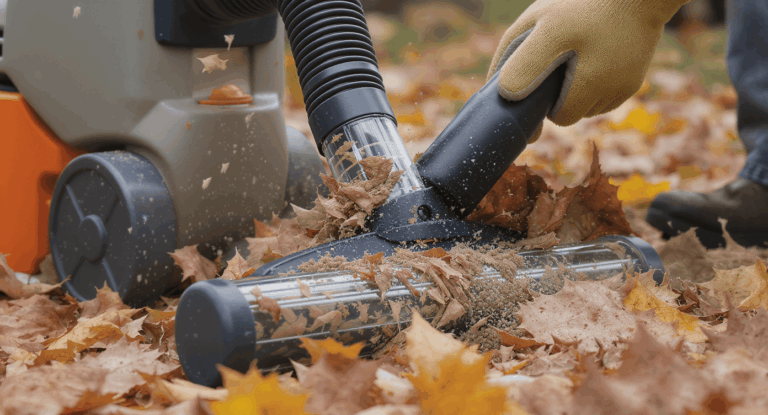 Aspirateur souffleur bouché