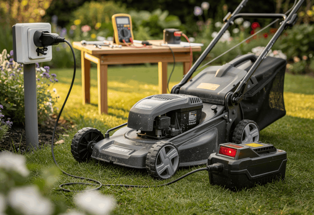 Batterie de tondeuse qui ne charge plus