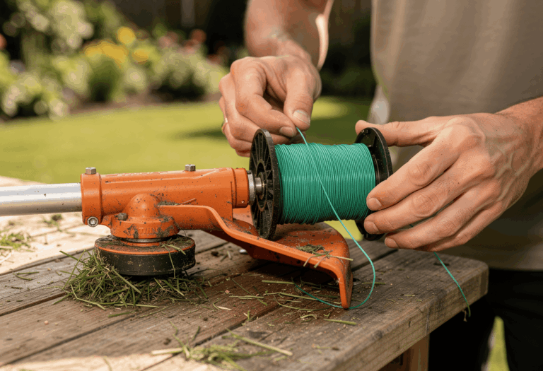 Remplacement du fil sur une débroussailleuse Stihl